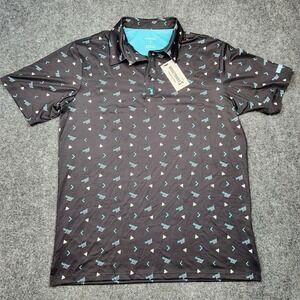 BogeyBros Golf Polo Shirt Mens Large Stretch Natural Slice Wicking Performance‎
